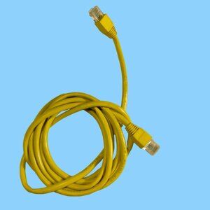 UTP CAT 5e Networking Patch Cord 24AWGX4P Yellow